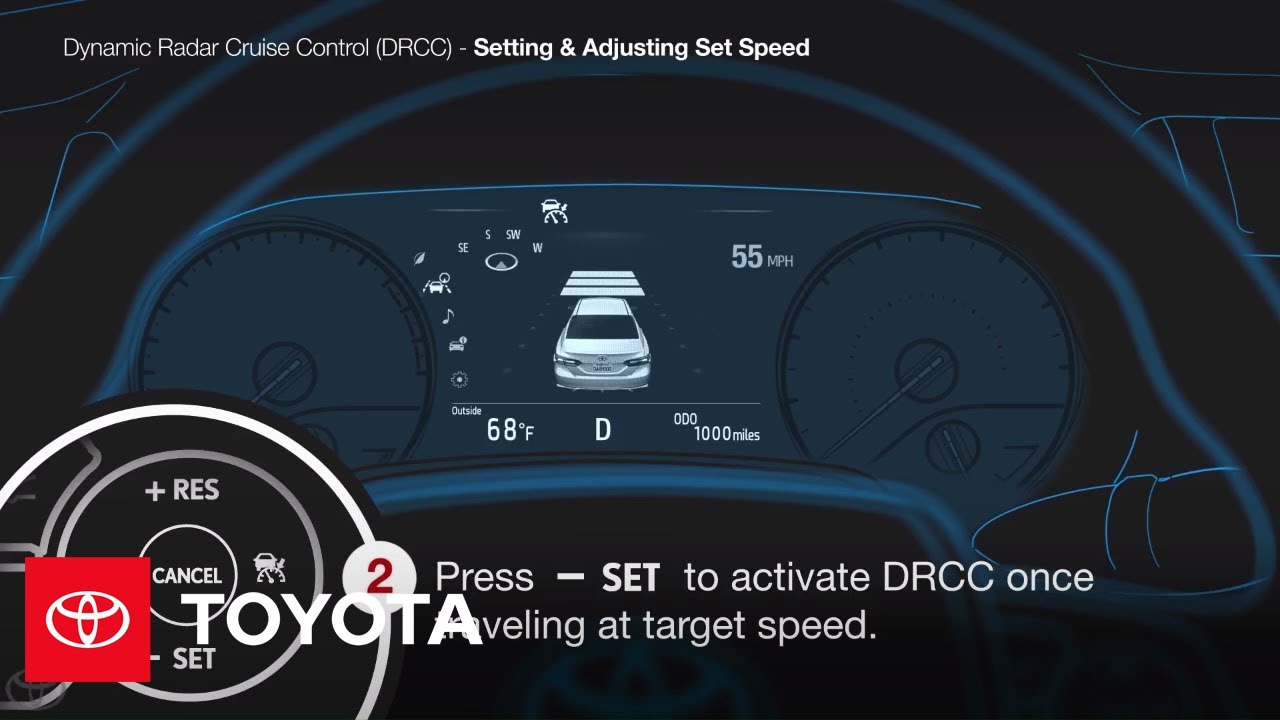 toyota radar cruise active