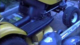 cub cadet i1046 steering differential repair