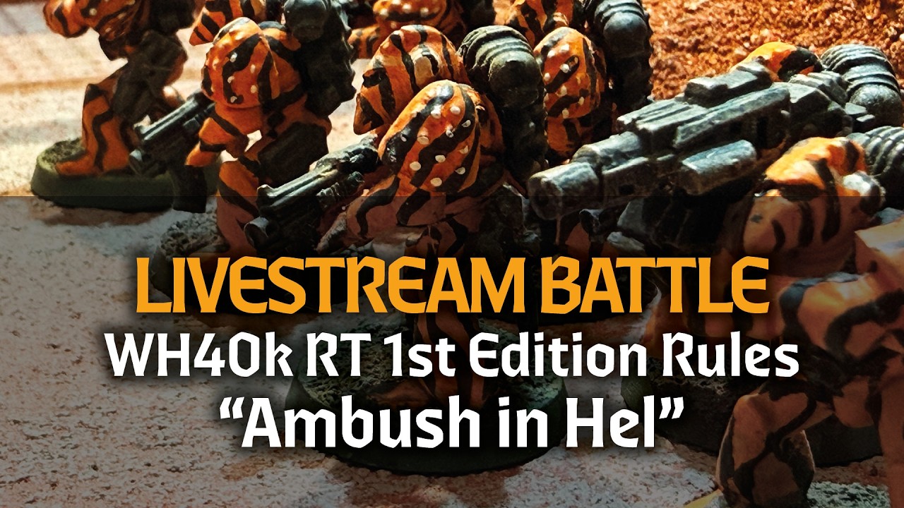 Live WH40k Rogue Trader Battle: Ambush in Hel