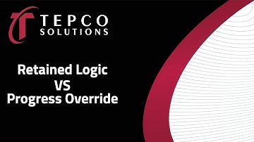 Primavera: Retained Logic vs. Progress Override