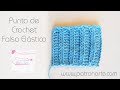 Punto de Crochet Falso Elástico