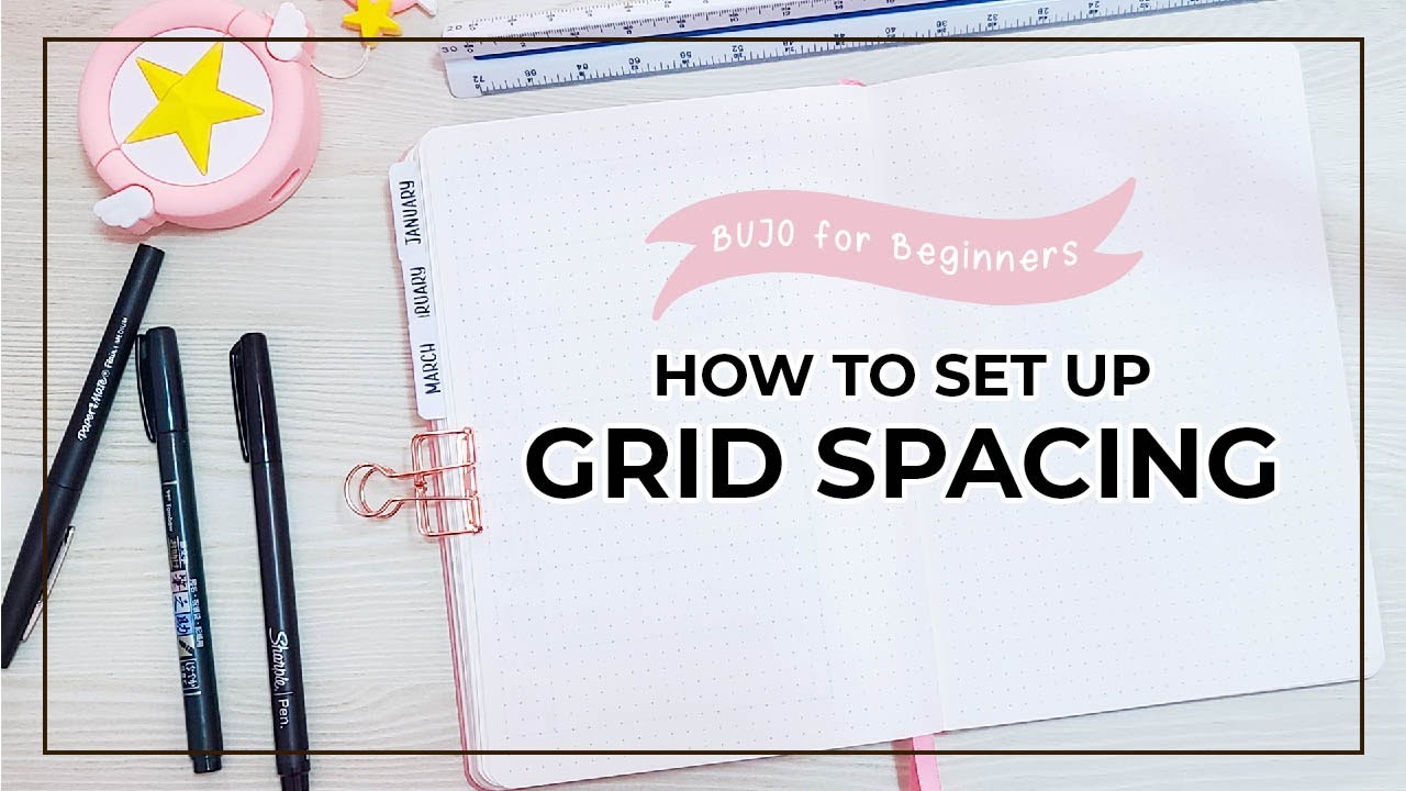How to Set Up Bullet Journal Grid Spacing in 3 Easy Steps - Bullet ...