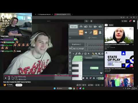 xQc watches clips of DJ Toenail Creating his Masterpiece beats
