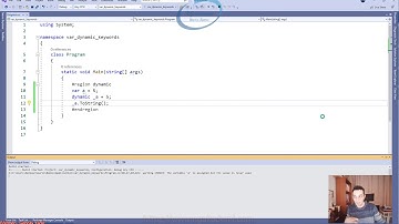 70) C# dynamic Keyword