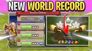 3 Star Halland's Boot Challange in "20 Sec" NEW WORLD RECORD (clash of clans)