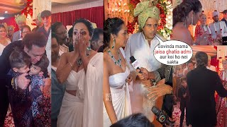 Govinda's shocking Behavior with Kashmera Shah & Krushna at Arti Singh's grand Wedding