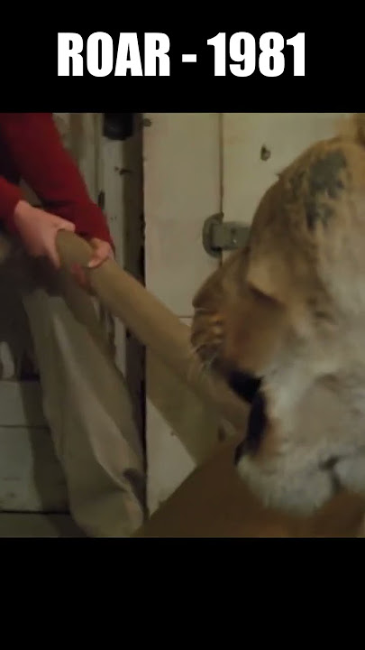 Roar Movie 1981 - Lion Biting Melanie Griffith