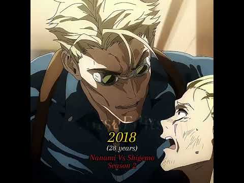 Kento Nanami Through The Years Jujutsukaisen Anime Nanami