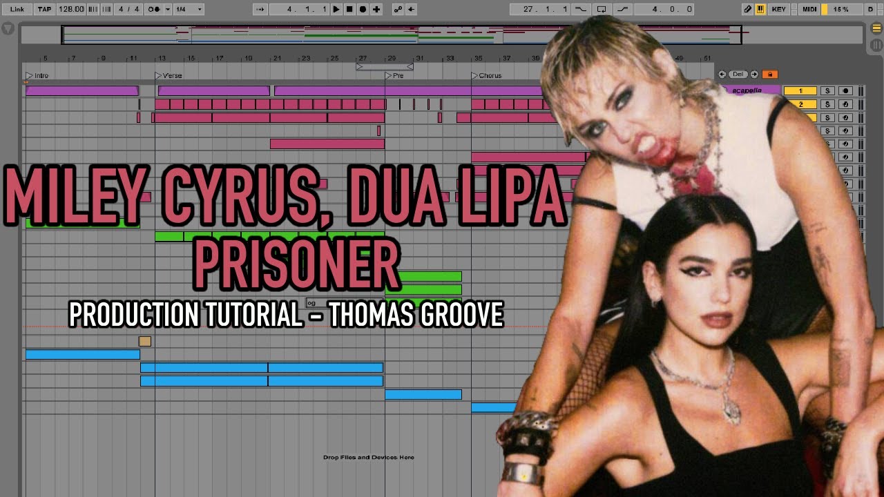 Miley Cyrus Ft. Dua Lipa - Prisoner [Free Download] (Ableton Remake)