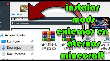 Instalar Mods Externos O De Otras Páginas En Un Servidor De  Aternos Minecraft