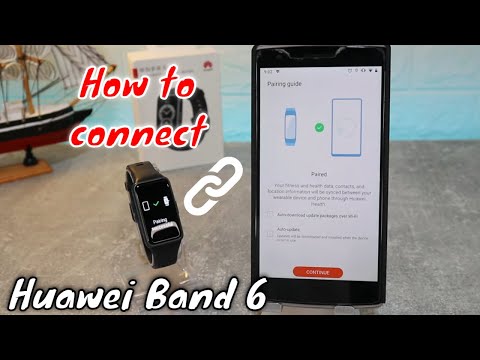 How to connect Huawei Band 6 with Huawei Health Android App