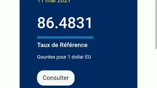 Taux du jour brh aujourd hui en haiti 11 Mai de change du jour