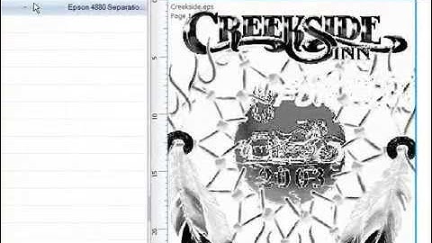 Printing separations from CorelDraw with FilmMaker RIP