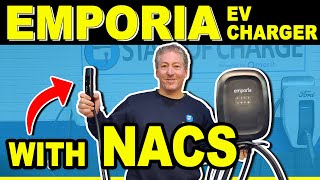 I Review The Emporia EV Charger With The North American Charging Standard (NACS) Connector