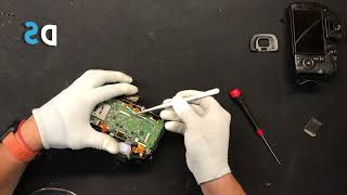 How to repair Panasonic camera DC-GH5 - exchange SD card slot