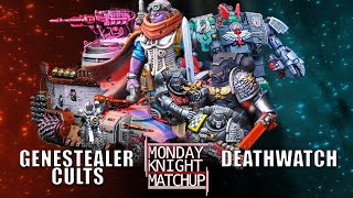 Space Marines Deathwatch vs Genestealer Cults - Warhammer 40k Battle Report | Monday Knight Matchup