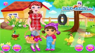 Dora the Explorer - Dora Vegetable planting games - Dora Make Cake Love screenshot 4