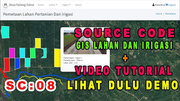 01 Web Gis Lahan Dan Irigasi - Source Code Dan Full Video Tutorial