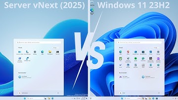 Windows 11 23H2 vs Server 2025