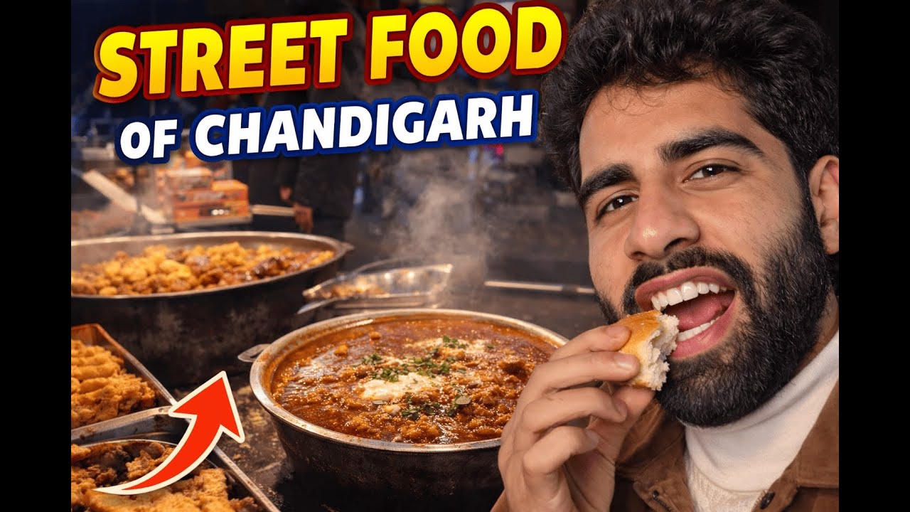 Street Food of Chandigarh 😍 | Best Night Food You Must Try!