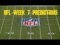 NFL Week 7 Predictions - YouTube