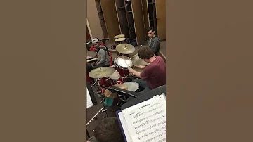 Teen Drummer Rocks Whiplash Solo