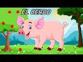 Video educativo para Niños | Aprende lo que hace y como se llama este Animal de granja El Cerdo