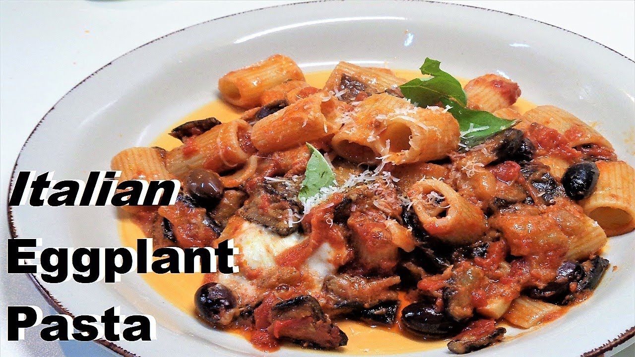 italian eggplant pasta sauce recipe YouTube