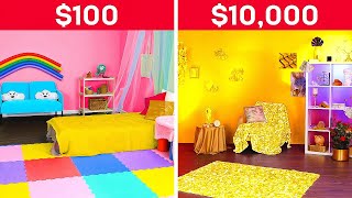 $100 vs. $10,000 bedroom makeover | Which is better?