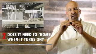 Does your CNC router calibrate or home daily?  Bad idea.  Ask before buying-- CNC Tech/CNC Factory