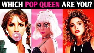 WHICH POP QUEEN ARE YOU? Music QUIZ Personality Test - 1 Million Tests