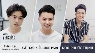 Cắt tạo kiểu Side Part | Phong cách Noo Phước Thịnh - MV Đừng Nhìn Lại | Thiên Lộc