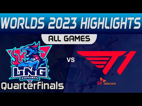 LNG vs T1 Highlights ALL GAMES Worlds Playoffs 2023 LNG Esports vs T1 by Onivia