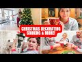 DECORATE FOR CHRISTMAS WITH US 2022! EASY HOMEMADE HOT CHOCOLATE &amp; FAMILY CHRISTMAS PAJAMAS