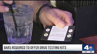 California bars required to offer drug testing kits
