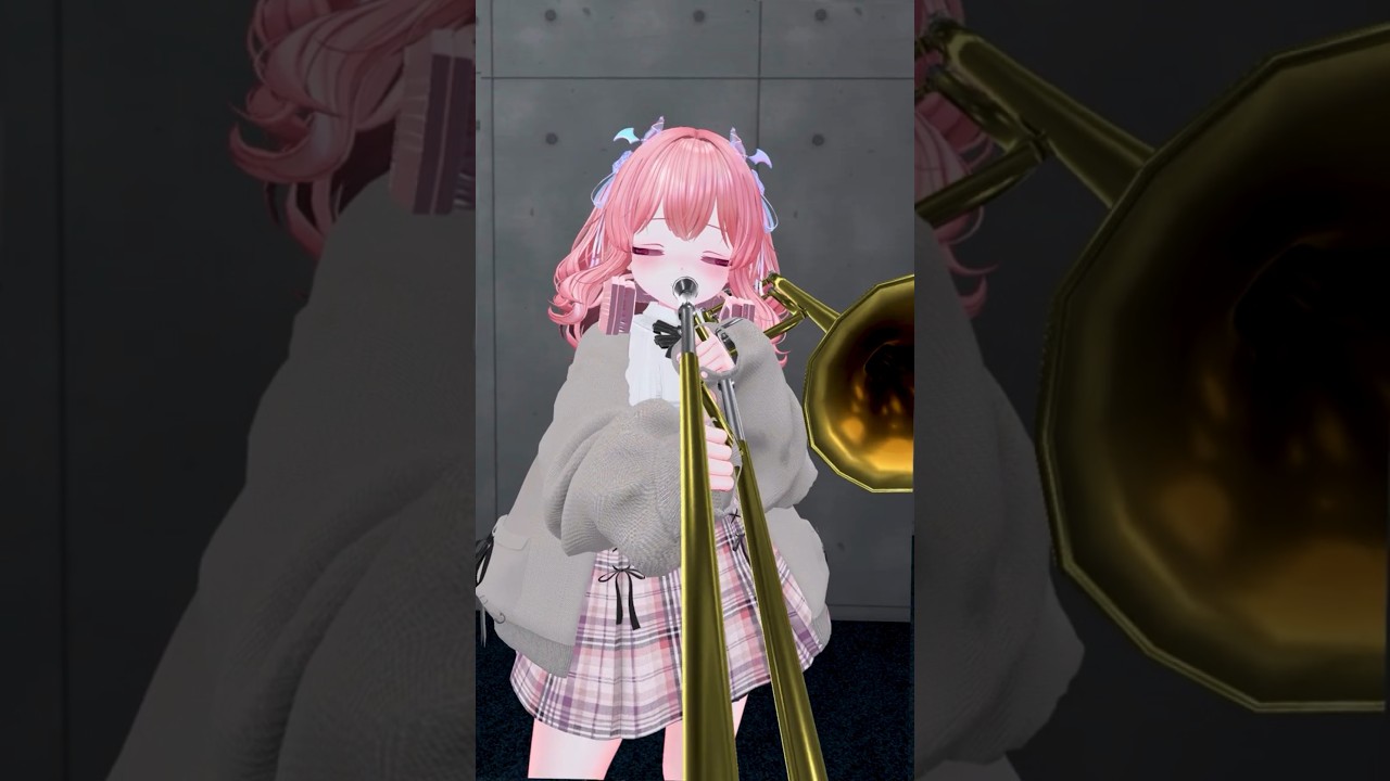 【 #トロンボーン 】 #トンツカタンタン / #クレイジーウォウウォ!! 増えのところを #演奏してみた #cover #trombone #vrchat #shorts #short #trend