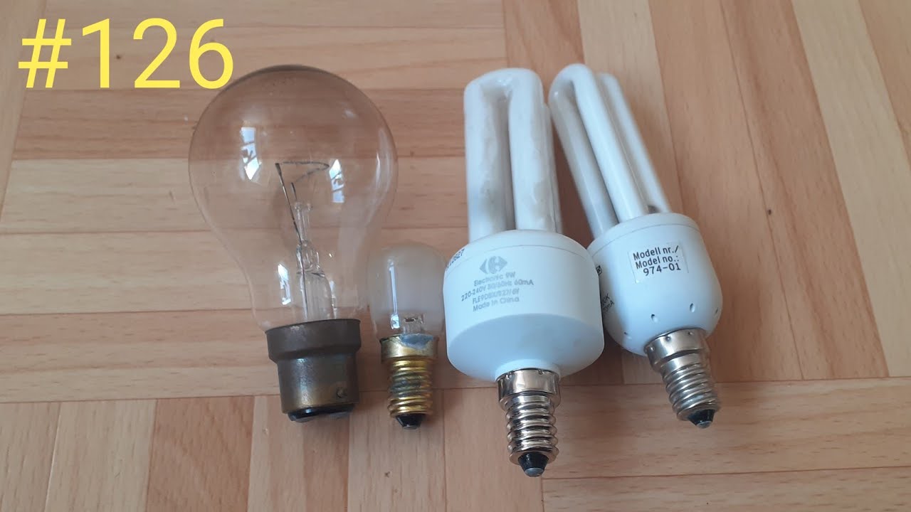 Récupération d'ampoules et/ou starters 126 YouTube