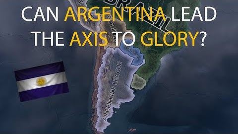 HOI4 Timelapse - What if Argentina joined the Axis in WW2?