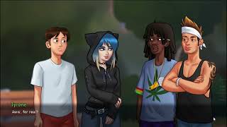 Summertime Saga Uncensored New Update Eve Recruits Help for the School Cleaning Charity