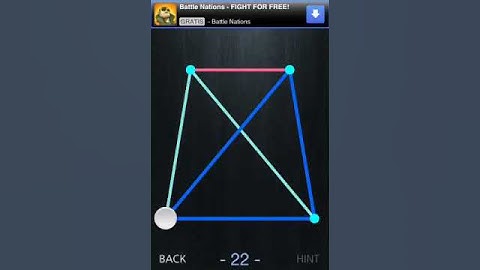 One Touch Drawing - Blue World - Level 22 Solution