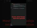 Implement LRU Cache in JavaScript | Node.js Interview Question 🔥 #shorts