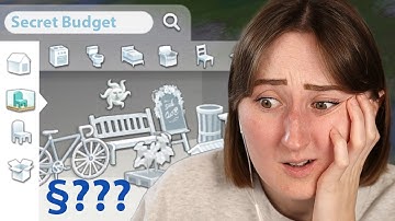 building in the sims with a SECRET BUDGET