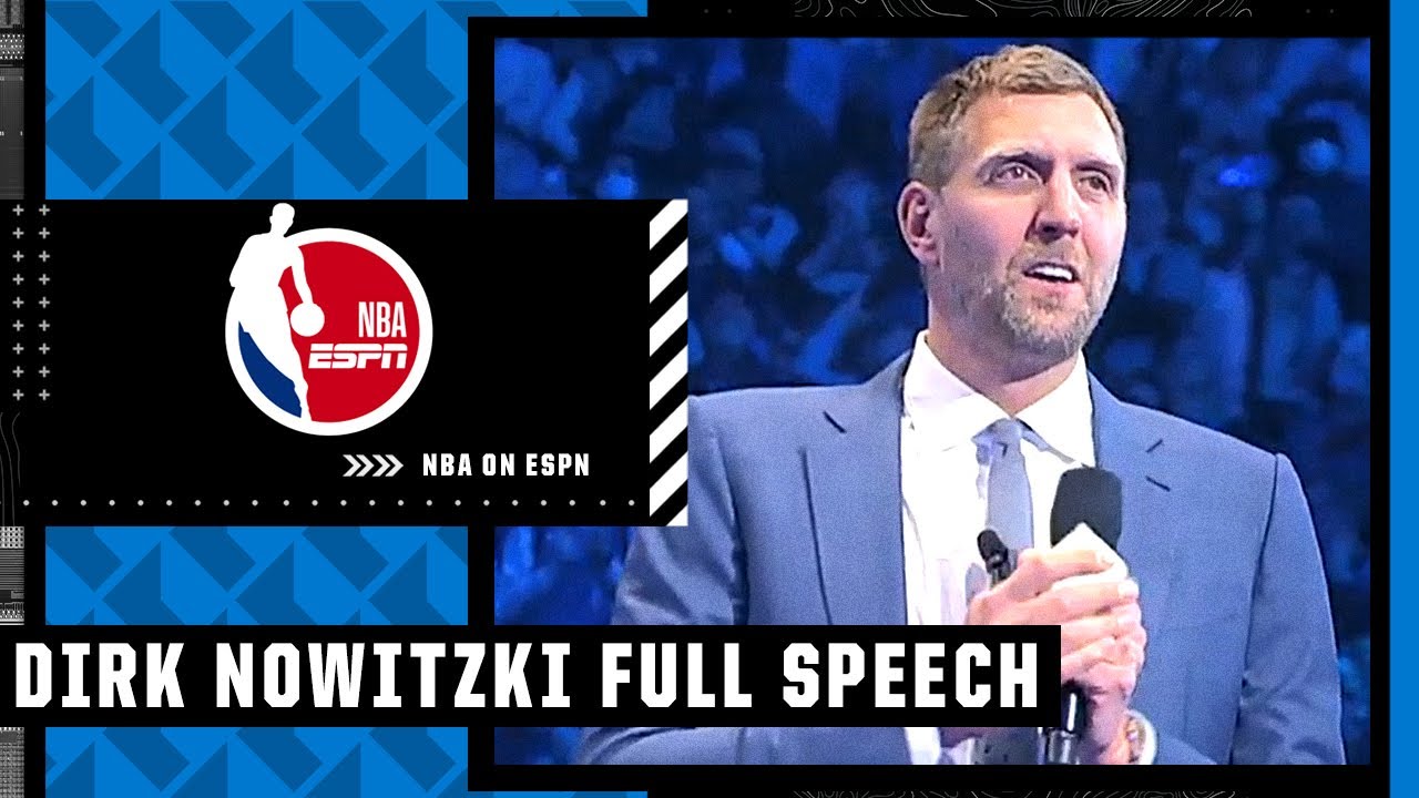 Nowitzki was very thankful - with lots of laughs - during jersey retirement  ceremony - The Official Home of the Dallas Mavericks