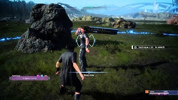 Final Fantasy XV Episode Duscae - Combat tutorial