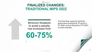 2022 Final Rule  Finally Seeing MIPS ROI Despite Harder Program