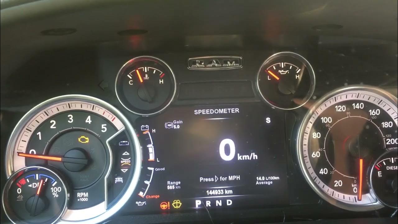 TURN OFF SEAT BELT CHIME RAM 1500 - YouTube