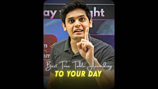 Best time table according to your day🔥😱 || prashant Kirad || #motivation #prashantkirad #shorts