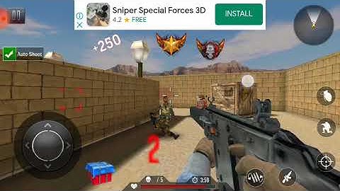 FPS Commando Strike Shooting game level 3