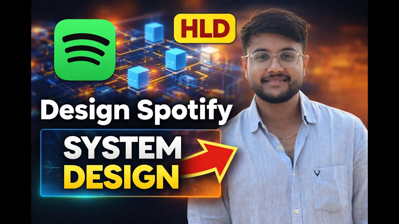 Spotify System Design Explained | Crack Any HLD Interview - YouTube