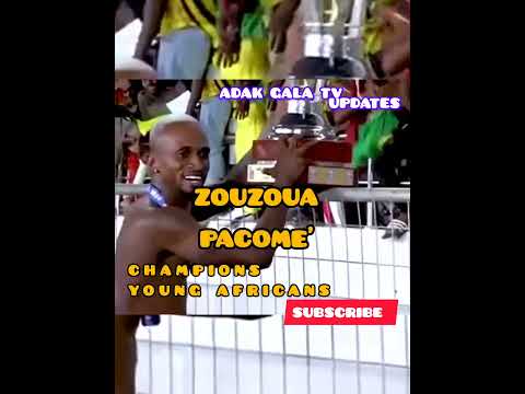 PACOME ZOUZOUA WITH THE TROPHY DE LALIGA DE TANZANIA NBC Africaleague Messi Adak